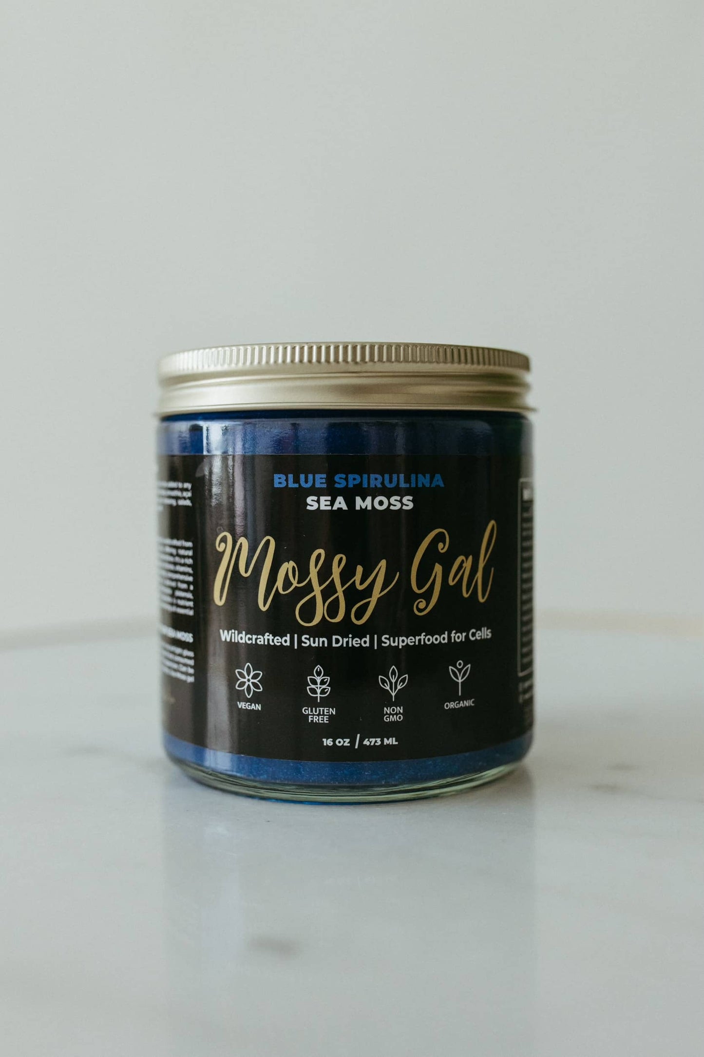 Blue Spirulina Sea Moss Gel